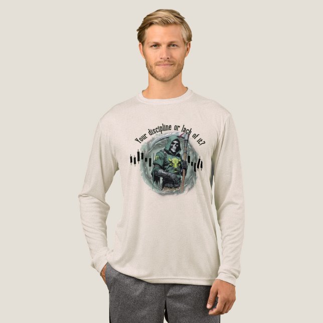 Camiseta Triblenda  Fantasy trade design | Grim Reaper |  motivation (Anverso Completo)