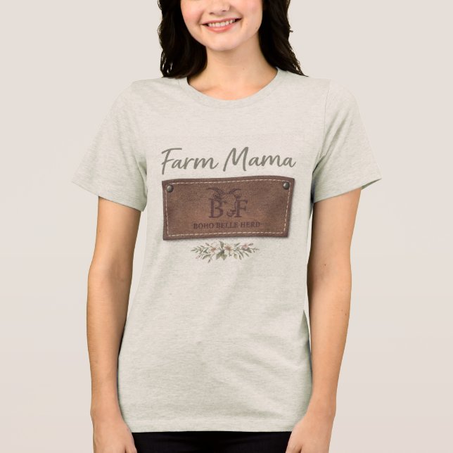 Camiseta Triblenda Farm Mama Tee (Anverso)