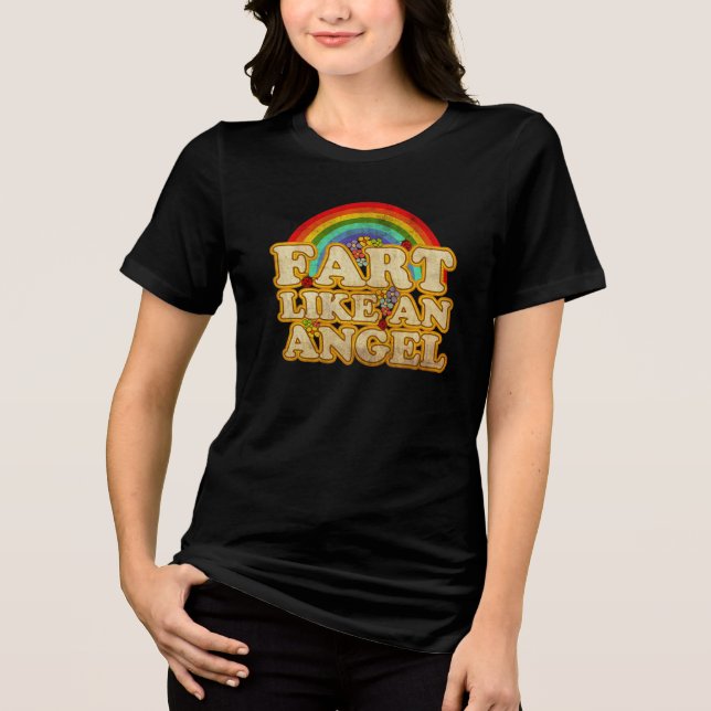 Camiseta Triblenda Fart Like An Angel (Anverso)