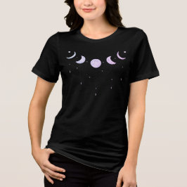 Camiseta Triblenda Fase Lunar y Rocío - Pastel