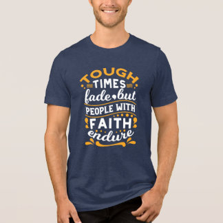 Camiseta Triblenda Fe sobre Luchas – Arte Religioso Motivacional