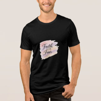 Camiseta Triblenda Fe sobre Miedo – Inspirador Cristiano Moderno D