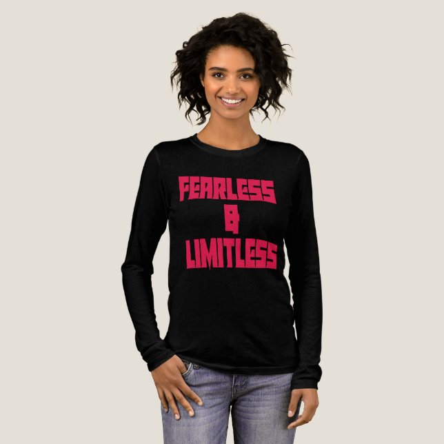 Camiseta Triblenda Fearless & Limitless  (Anverso Completo)