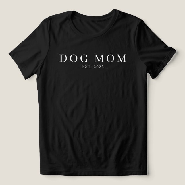Camiseta Triblenda Fecha de fundación de la moderna madre del perro M (Diseño delantero )