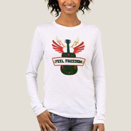 Camiseta Triblenda Feel Freedom Long Sleeve Tee | Freefit Tri Femenin