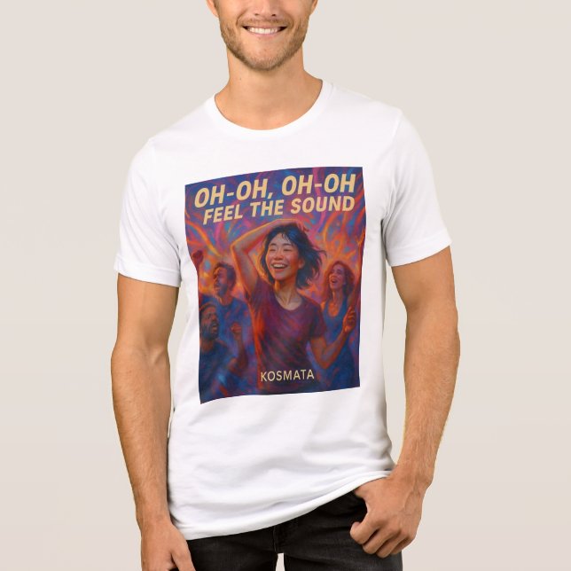 Camiseta Triblenda Feel the Sound - T-Shirt Herren (Anverso)