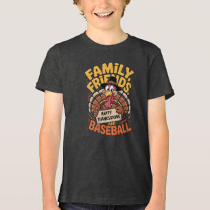 Camiseta Triblenda Felices hojas de otoño del Día de Acción de Gracia
