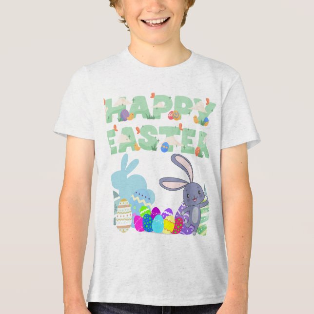 Camiseta Triblenda Felices Pascuas Niños Unisex Camiseta (Anverso)