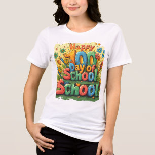 Camiseta Triblenda feliz 100° día de clases