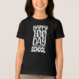 Camiseta Triblenda Feliz 100 días de celebración de clases divertidas