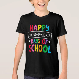 Camiseta Triblenda Feliz 100 Días de Escuela - Diseño Divertido de Ma