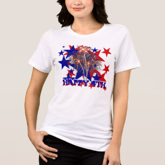 Camiseta Triblenda Feliz 4 de julio: