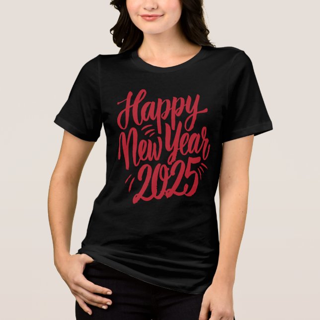Camiseta Triblenda Feliz Año Nuevo (Anverso)