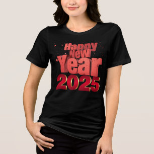 Camiseta Triblenda Feliz año nuevo 2025