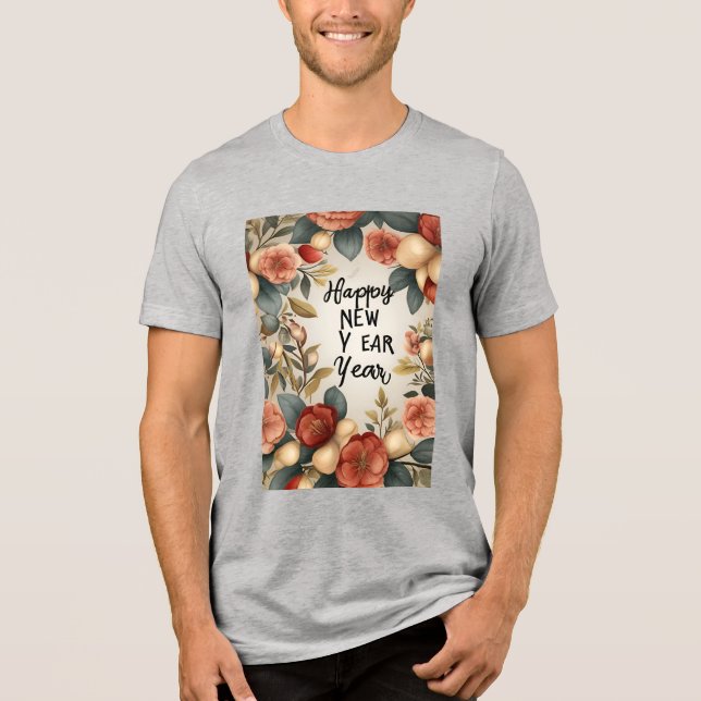 Camiseta Triblenda Feliz Año Nuevo 2025 (Anverso)