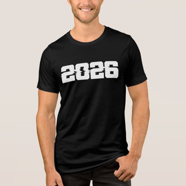 Camiseta Triblenda Feliz Año Nuevo 2026 (Anverso)