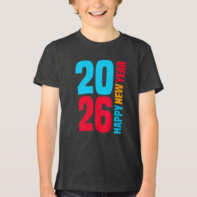 Camiseta Triblenda Feliz Año Nuevo 2026-34568 (Anverso)