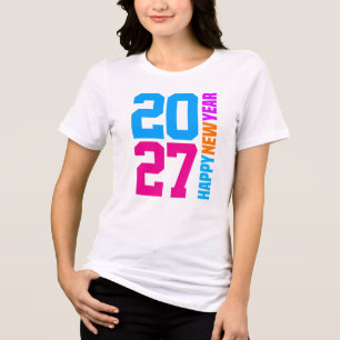 Camiseta Triblenda Feliz Año Nuevo 2027
