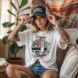 Camiseta Triblenda Feliz Campista con Caravana