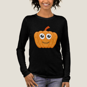Camiseta Triblenda Feliz Chibi Calabaza Espeluznante