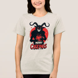 Camiseta Triblenda Feliz Creepmas Krampus Fiesta
