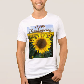 CAMISETA TRIBLENDA FELIZ DÍA DE ACCIÓN DE GRACIAS