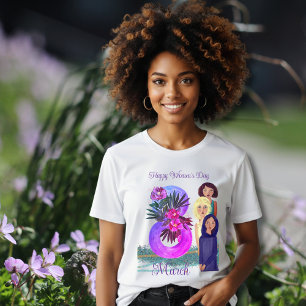 Camiseta Triblenda Feliz Día de la Mujer   8 de marzo