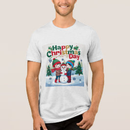Camiseta Triblenda Feliz Día de los Navidades