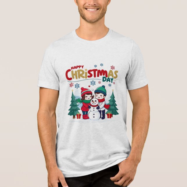 Camiseta Triblenda Feliz Día de los Navidades (Anverso)
