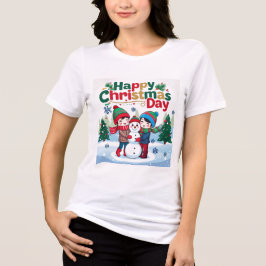 Camiseta Triblenda Feliz Día de los Navidades