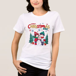 Camiseta Triblenda Feliz Día de los Navidades