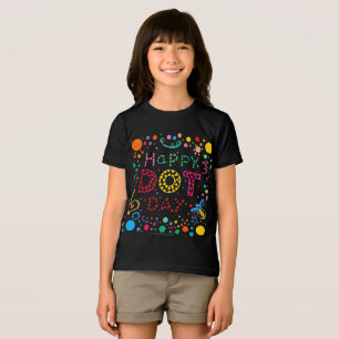Camiseta Triblenda Feliz Día del Punto Chica Cute Niños Ensayo Camise