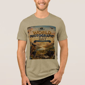 Camiseta Triblenda Feliz Día Mundial de la Fotografía |