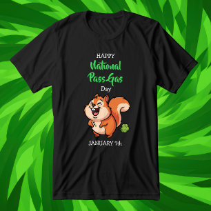 Camiseta Triblenda Feliz Día Nacional de Flatulencias 7 de enero