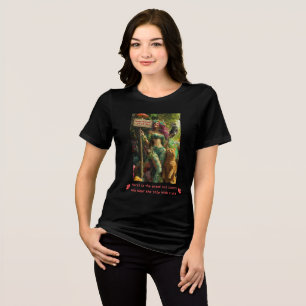 Camiseta Triblenda ¡Feliz Día Nacional de la Señora del Gato!