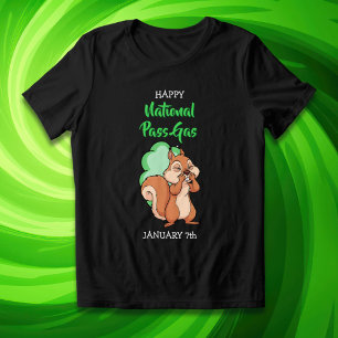Camiseta Triblenda Feliz Día Nacional de Pasar Gas 7 de enero