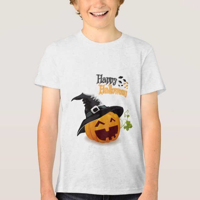 Camiseta Triblenda feliz halloween (Anverso)