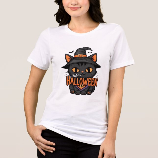 Camiseta Triblenda Feliz Halloween (Anverso)