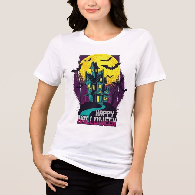 Camiseta Triblenda Feliz Halloween (Anverso)