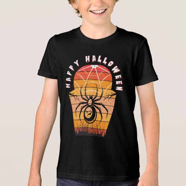 Camiseta Triblenda Feliz Halloween (Anverso)