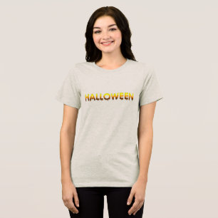 Camiseta Triblenda Feliz Halloween Motif
