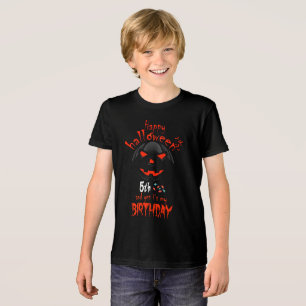 Camiseta Triblenda Feliz Halloween y sí es mi quinto cumpleaños