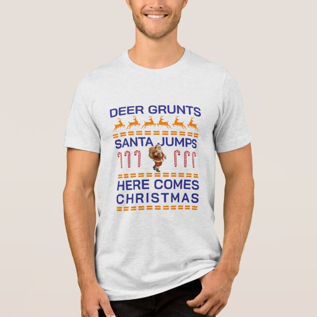 Camiseta Triblenda Feliz Navidad (Anverso)