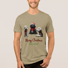 Camiseta Triblenda Feliz Navidad a los perros