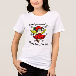 Camiseta Triblenda Feliz Navidad estoy aquí
