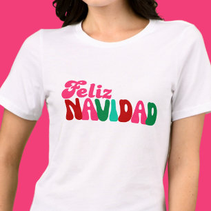Camiseta Triblenda Feliz Navidad - Máximo brillante