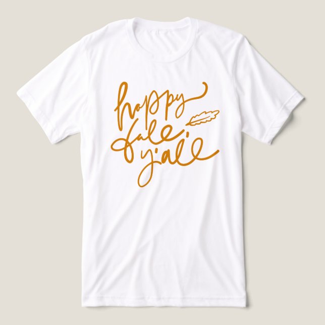 Camiseta Triblenda Feliz otoño (Diseño delantero )