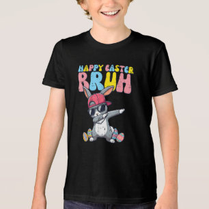 Camiseta Triblenda Feliz Pascua Bruh Conejo Dab Bailarín Conejo