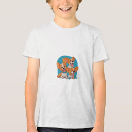 Camiseta Triblenda Feliz trío de juguetones