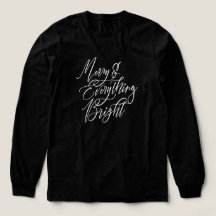 Feliz y Todo Brillante Navidad Negra